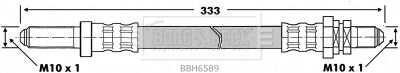 BORG & BECK Bremžu šļūtene BBH6589